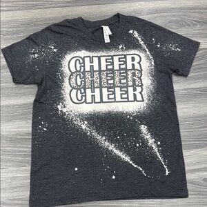 Cheer T-Shirt -‎ Heather Gray, Girls Size XL (18-20)